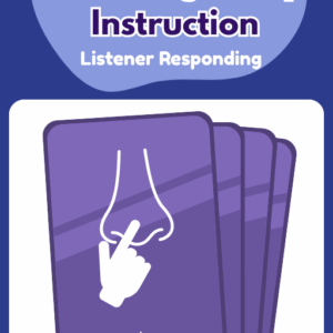 Following 1-Step Instruction, Listener Responding 2in1 Mobile e-Flash Cards