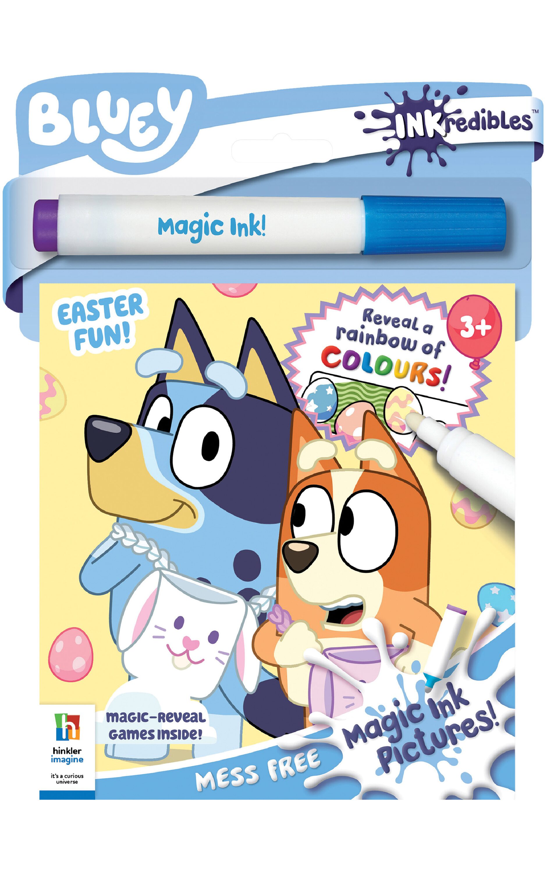 INKredibles Bluey Easter Mess-Free Magic Ink Colour and Activity Book